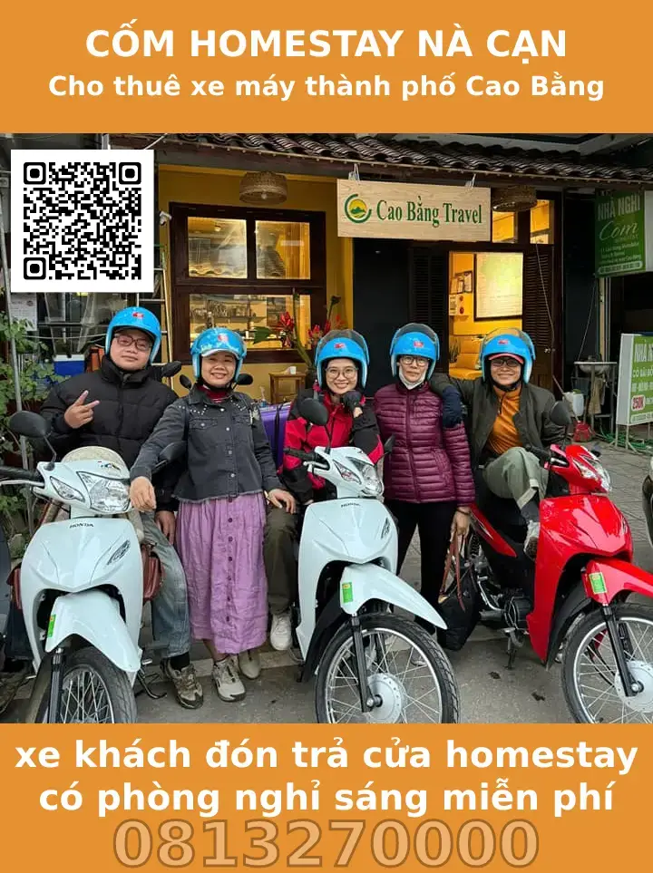 Cốm Homestay Nà Cạn - Cho thuê xe máy Thành phố Cao Bằng